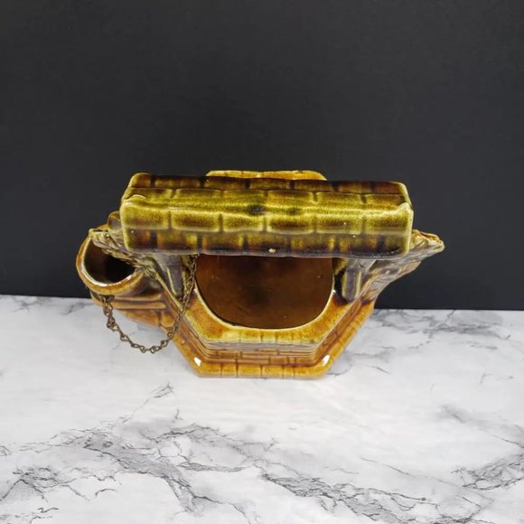 McCoy Wishing Well Planter Vintage - Picture 8 of 9